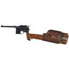 Image 1 : Mauser Model 1930 Commercial Broomhandle Semi-Automatic Pistol with Shoulder Stock