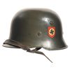 Image 1 : 1940 Pattern Stahlhelm in SS "Double Decal" Configuration