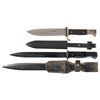 Image 1 : One German Bayonet and One Utility Knife, in Excellent Condition