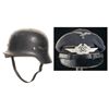 Image 1 : A German Stahlhelm Helmet and a Luftwaffe Officer's Cap