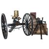 Image 1 : Extraordinary Fully Functional Replica Colt Model 1878 Gatling Gun with Carriage Tripod Extra Yoke a