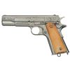 Image 1 : Rare One of a Kind Colt Factory Engraved Military/Commercial Government Model 1911 Pistol with Ivory