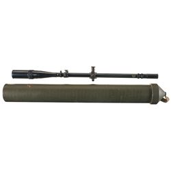 World War II J. Unertl "USMC-SNIPER" Marked 14x Scope with USMC Case
