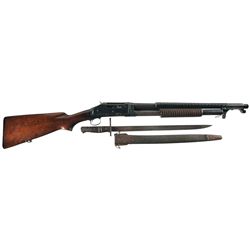 U.S. Property Winchester Model 1897 Slide Action Trench Shotgun with Bayonet