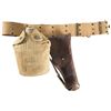 Image 8 : Identified World War II Colt U.S. Army Contract Model 1911A1 Pistol Rig with Web Belt, Leather Holst