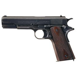 World War I U.S. Colt Model 1911 Semi-Automatic Pistol with 1918 Dated Holster Rig
