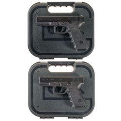 Two Glock Semi-Automatic Pistols with Cases -A) Glock 31 .357