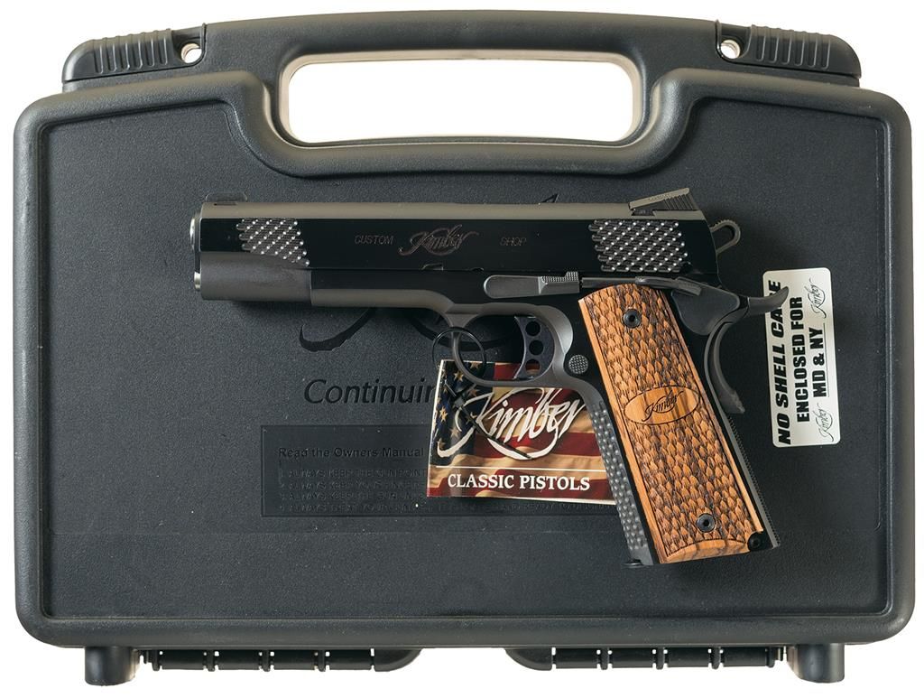 Kimber Raptor II Custom Shop 1911 Semi-Automatic Pistol with Case
