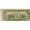 Image 2 : 1950A $20 FEDERAL RESERVE NOTE, MISCUT REVERSE, CIRCULATED