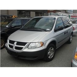 2002 DODGE CARAVAN SE