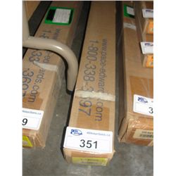 ONE BOX OF BED LOCKER TRUCK BOX PARTS - PARTS ONLY