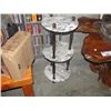 Image 1 : 3TIER WHITE MARBLE KNICKNACK SHELF
