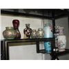 Image 2 : ENTIRE SHELVING UNIT FILLED WITH ASSORTED ORIENTAL COLLECTABLES AND DECORATIVE PIECES