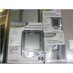 3 HOMEDICS  BLOOD PRESSURE MONITORS