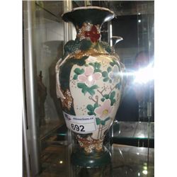ANTIQUE HAND PAINTED POTTERY VASE