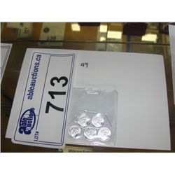 5X US MINT .9999 STATUE OF LIBERTY COINS - TAX EXEMPT