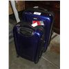 Image 1 : BLUE SAMSONITE 3PC HARDSHELL TRAVELLERS SUITCASE SET