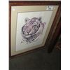 Image 1 : FRAMED TIGER PRINT