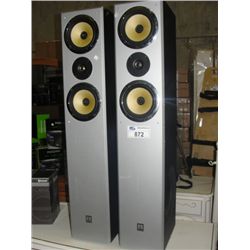 PAIR OF THEATER RESEARCH HOME AUDIO SPEAKERS