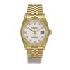 Image 1 : ROLEX OYSTER PERPETUAL DATEJUST NO. 910137,9 REF. 16018 MANUFACTURED CIRCA 1985 A HEAVY GOLD SELF...