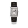 Image 1 : PATEK PHILIPPE & CO. GENEVE NO. 825165 MANUFACTURED IN 1931 A RARE STAINLESS STEEL RECTANGULAR WR...