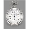 Image 1 : JULES HUGUENIN DROZ LE LOCLE MANUFACTURED CIRCA 1890 AN OPENFACE TWO-TRAIN STOPPABLE CENTER-SECON...