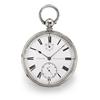Image 1 : VICTOR PIHL ST. PETERSBURG NO. 62 MANUFACTURED IN 1890 AN ATTRACTIVE SILVER OPENFACE SPRING-DETEN...