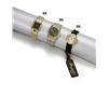 Image 1 : BULGARI QUADRATO NO. F1650 REF. SQ 22 2T MANUFACTURED CIRCA 1998 A LADY'S THREE-colour-GOLD SQUAR...