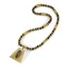 Image 1 : BUECHE GIROD NO. 41004 MANUFACTURED CIRCA 1970 AN UNUSUAL GOLD AND TIGER-EYE PENDANT WATCH WITH N...