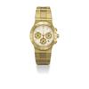Image 1 : BULGARI no. CH 35 G MANUFACTURED CIRCA 1990 A HEAVY GOLD CHRONOGRAPH BRACELET WATCH WITH COUNTERS...