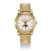 Image 2 : PATEK PHILIPPE & CO. GENEVE NO. 888118, REF. 2497 MANUFACTURED IN 1955 A FINE AND RARE GOLD CENTE...