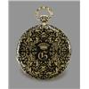 Image 2 : J.F. BAUTTE & CIE. GENEVE NO. 48200 MANUFACTURED CIRCA 1840 A FINE GOLD AND ENAMEL HUNTER-CASED Q...