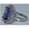 Image 2 : Natural Tanzanite w/ Diamond Ring