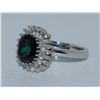 Image 2 : Natural Indicolite Tourmaline w/ Diamond Ring