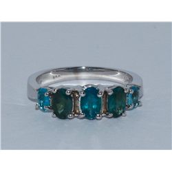 Natural Paraiba Tourmaline Alexandrite Ring