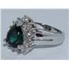 Image 2 : Natural Indicolite Tourmaline w/ Diamond Ring