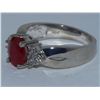 Image 2 : Natural Ruby W/ Diamond Ring