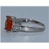 Image 2 : Natural Mandarin w/ Diamond Ring