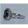 Image 2 : Natural Rare Blue Spinel w/ Diamond Ring