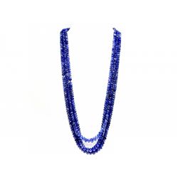 Natural Tanzanite Beaded Necklace Rope 331.00ct