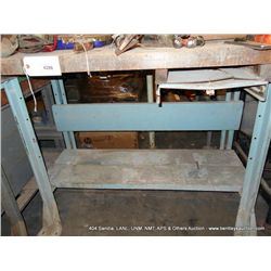 BUTCHER BLOCK WORK BENCH