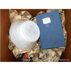 BOX: MISC DISHES, BOOK