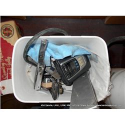 BOX: HOLE PUNCH, STAPLER & WALKMAN