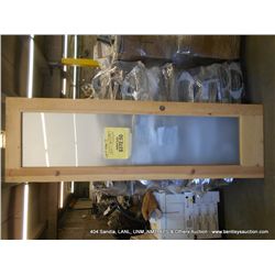 PINE WITH FROSTED GLASS DOOR