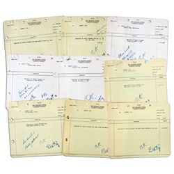 Collection of 1943 Receipts Allocating Payment To Screen Legend Ingrid Bergman -- The Same Year She 