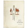 Image 1 : Marlon Brando Wardrobe Sketch From ''The Ugly American''