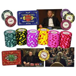 Production Used Poker Chips From 2006 James Bond Film ''Casino Royale''