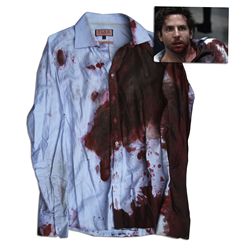 Bradley Cooper Screen-Worn Wardrobe From ''Limitless'' -- Heavily Distressed With Prop Blood