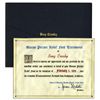 Image 1 : Bing Crosby's Appreciation Certificate from the Motion Picture Relief Fund in 1939