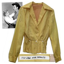 Actress Anne Francis Costume From the 1957 Film ''The Hired Gun''